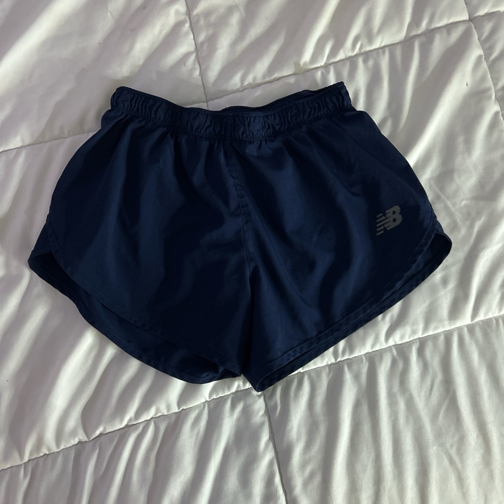 New Balance Women's Athletic Navy Shorts